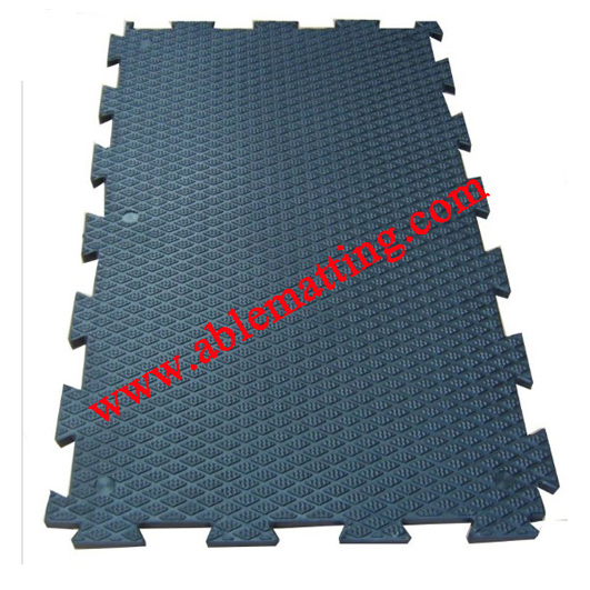 Rubber Stable Mat Modular Interlocking