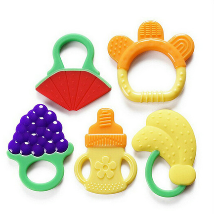 Safe Silicone Baby Nipple Teether Custom Made Teethers