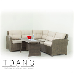 Salinas 3 Pieces Sectional Deep Seating Group With Cushions Code Td1015