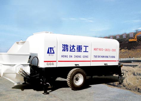 Sell Hongda Trailer Mounted Concrete Pump