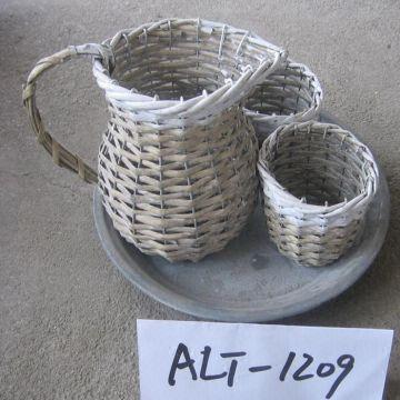 Sell Wicker Flower Basket Willow Garden