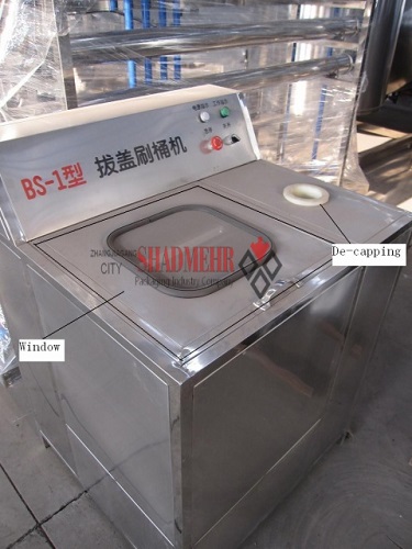 Semiautomatice De Capping Inside And Outside Washing 3 In 1 Machine