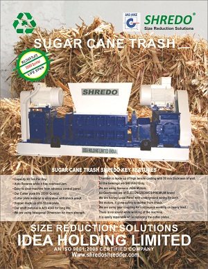 Shredo Sugarcane Trash Shredder