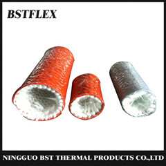 Silicone Fiberglass Knitted Fire Sleeve