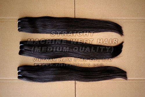 Silk Straight Hair Extension Human Weft