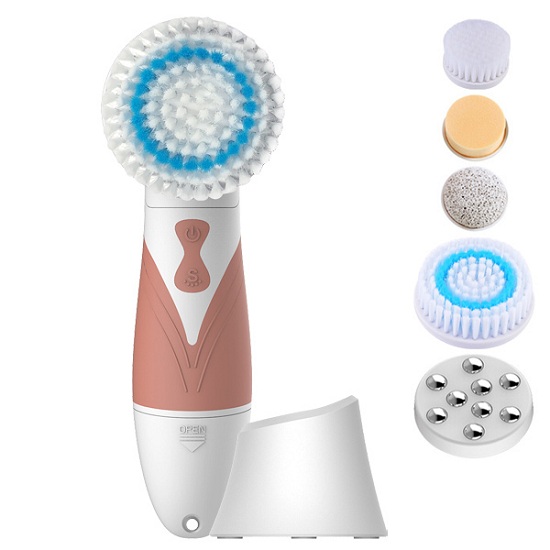 Skin Beauty Home Spa Waterproof Electric Battery Body Brush