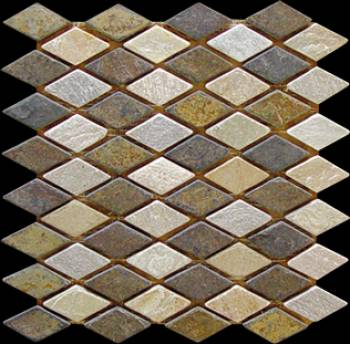 Slate Mosaic Culture Stones Wall Panels Ledge