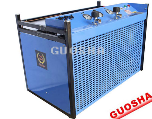 Small Fire Brigade With High Pressure Air Compressor Mini Portable 300 Bar 30 Mpa 4500 Psi 100l Min