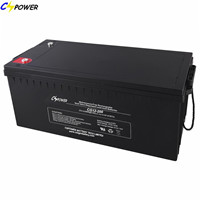 Solar Accumulator Gel Battery With 15years Life 12v200ah