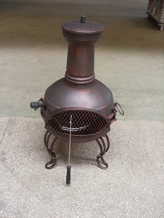 Steel Chimney Outdoor Fire Pit