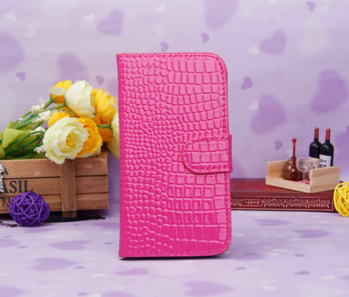 Stone Pattern Folio Case For Samsung I9500 S4