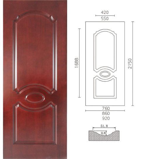 The Wooden Door Mdf Hdf Veneer Skin