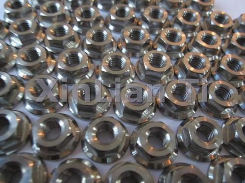 Titanium Hexagon Flange Nut