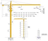 Tower Crane Qtz125 Max Load 8t Jinan Sanyisan