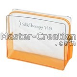 Transparent Pvc Bag Orange Zip Clear Toiletry Zipper Cosmetic Promotion Gift Promo Vinyl