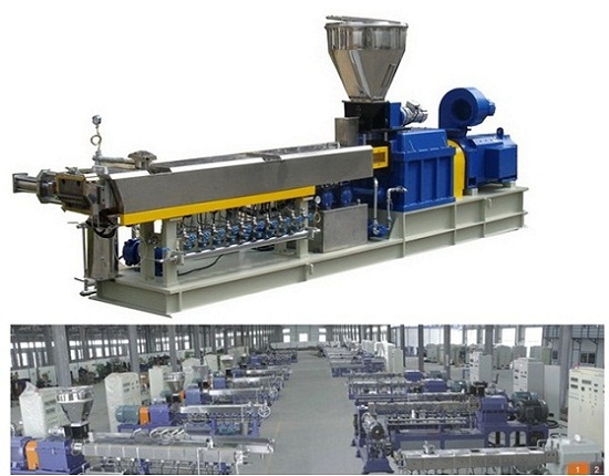 Twin Screw Extruder Pelltizing For Plastic Rubber