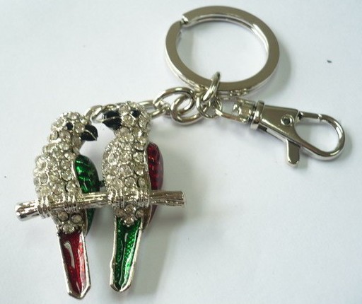 Two_lovebirds_shape Key Chain