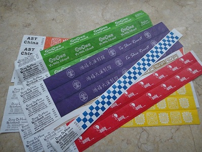 Tyvek Custom Printed Wristbands Zz104