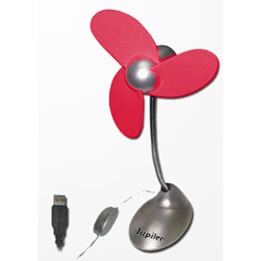 Usb Fan With Three Pcs Eva Blades Flexible Metal Neck