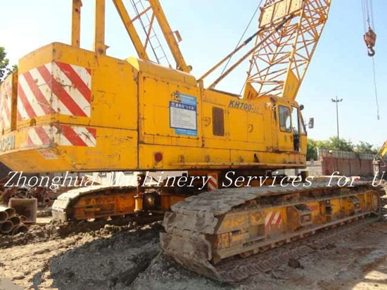 Used Hitachi Kh700 2 Crawler Crane 150 Ton