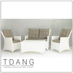 Valencia Wicker Furniture 4 Pieces Deep Seating Group With Cushions Code Td1010