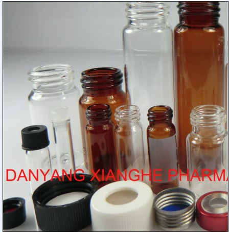 Vial With Maket Gradution Made Of Glass Tubing