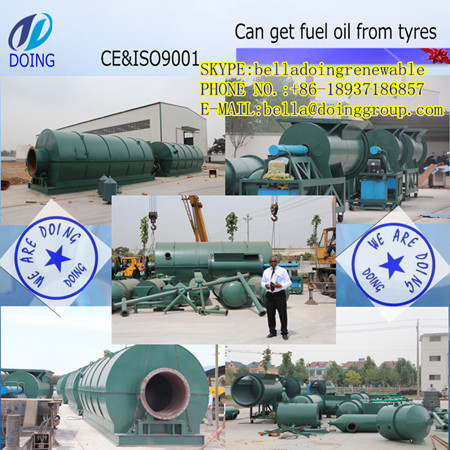 Waste Management Machine Turn Tyre Plastic To Oil