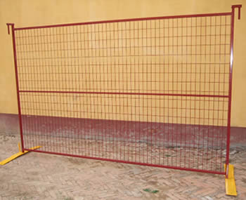 Welded And Colorful Canada Temporary Fence