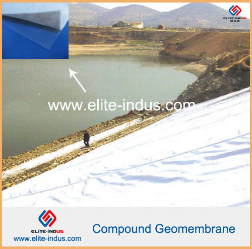 With Nonwoven Geotextile And Membrane Compound Geomembrane