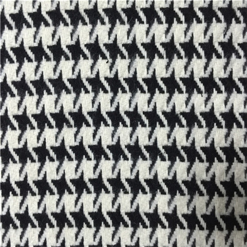 Wool Blended Fabric Swallow Grid