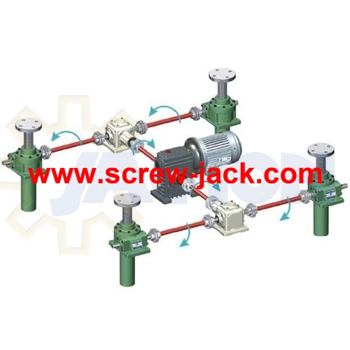 Worm Gear Screw Jack Systems Lift Table Lifting Platform Linear Actuator System