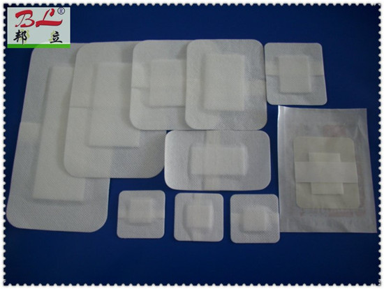 Wound Plaster Non Woven Cloth Pu Film