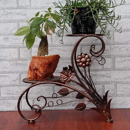 Wrought Iron Flowerpot Frame