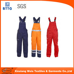 Xinxiang Good Quality Uniform Working Bib Pants For Welding Industry