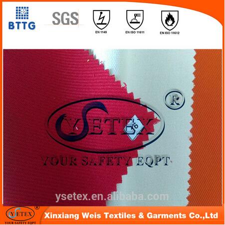 Ysetex En11612 Fr Modacrylic Fabric For Safety Reflective Jacket