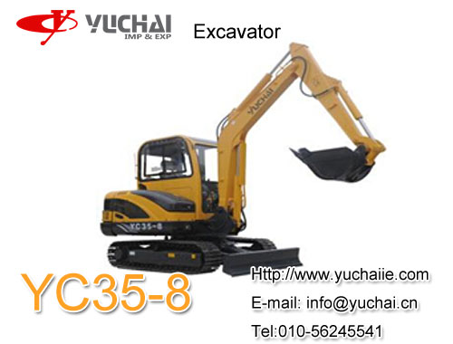 Yuchai Yc35 8 3 5 Ton Excavator