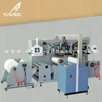 Yx 506 Hot Melt Adhesive Coating Machine Controlled By Servo Motor