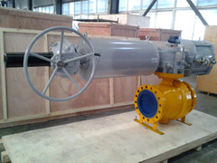 Zigong Cast Steel Trunnion Mounted Ball Valve