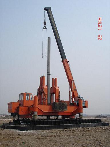 Zyc600b Hydraulic Static Pile Driver