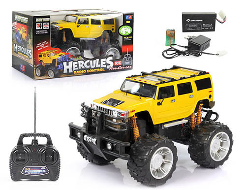 1 8 Big Wheel Rc Car Hummer With Light