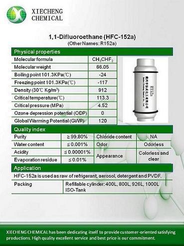 1 Difluoroethane Hfc 152a R152a