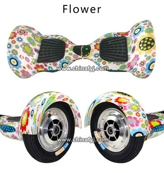 10inch High Qaulity Flower Hoverboard Electric Skateboard