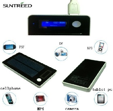 11000mah Solar Mobile Power Pack Battery Charger