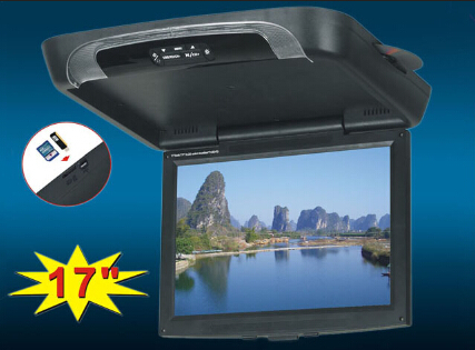 17 Car Overhead Flipdown Dvd Player