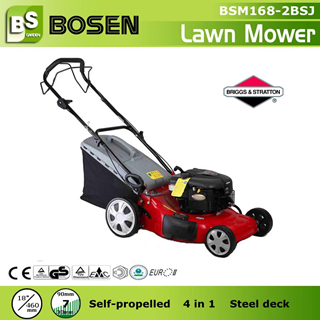 18 New Steel Deck Gasoline Lawn Mower 4 In 1