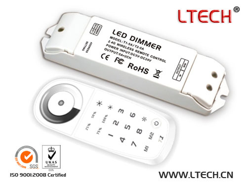 2 4ghz Rf Wireless Synchronization Zone Dimming Controller Led Single Color