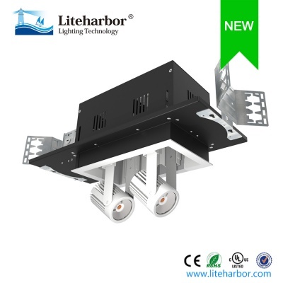 2 Lamp Retractable Multiple Recessed Downlight