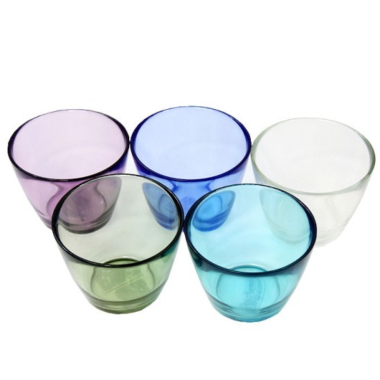 200ml Colored Glass Tumblers