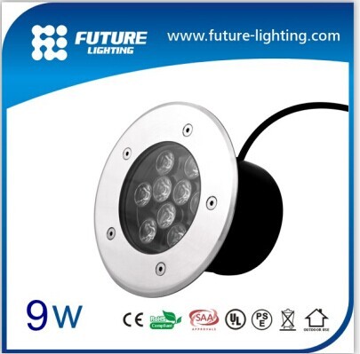 2014 High Quality Outdoor Decorative Ip67 Ac Dc12v 9w Square Led Inground L