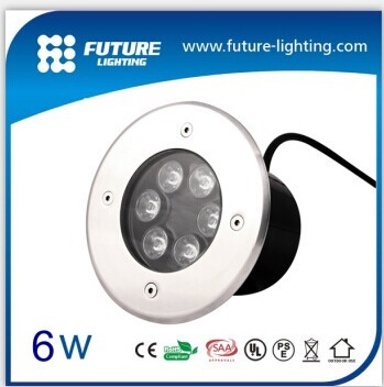 2014 Outdoor Decorative Ip67 Ac Dc12v 6w Square Led Inground Lamp